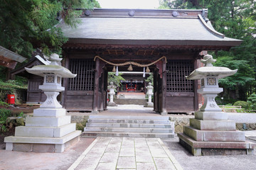 Fototapeta premium 河口浅間神社 随神門