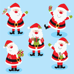 Collection of Santa Claus