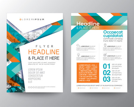 Abstract shape background for Poster Brochure Flyer design Layout