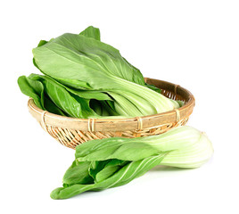 Obraz premium Mockpak choi isolated on white background