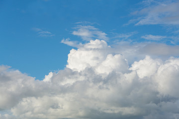 Fototapeta na wymiar Blue Sky and Cumulonimbus, 