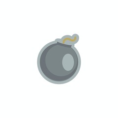 bomb game logo icon vector