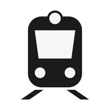 recommend clip art: flat design train frontview icon vector illustration