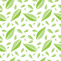 Seamless leaf pattern