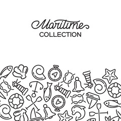 Maritime collection background