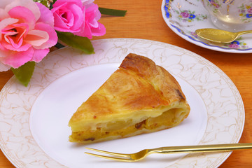 ティータイム　アップルケーキ