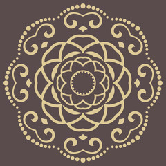 Elegant Vector Ornament in the Style of Barogue