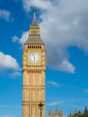 Big ben clock tower in London