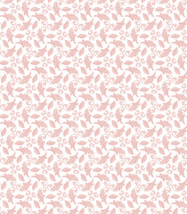 Floral Fine Seamless Vector Pattern