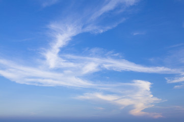 Naklejka na ściany i meble blue Sky with clouds