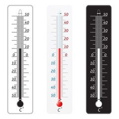 Vertical thermometer