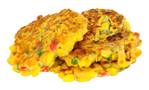 Sweetcorn And Chilli Pepper Fritters