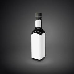 blank sauce bottle