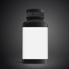 blank medicine bottle