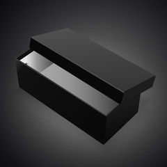 blank shoes box