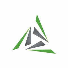 triangle vector logo icon