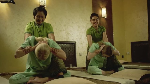 thai massage at spa