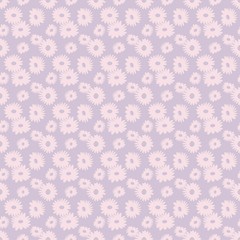 Flower simply vector pattern