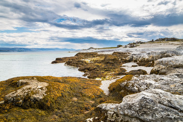 Fototapeta na wymiar Landscape of the north-east coast of Finnmark in Norway