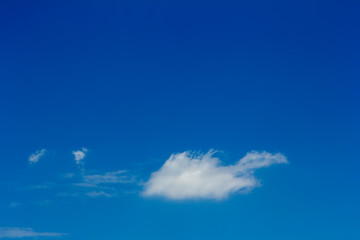 Cloud with sky.