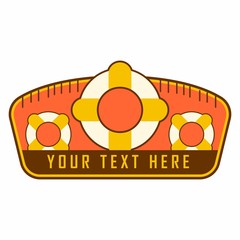 fire fighter logo icon vector