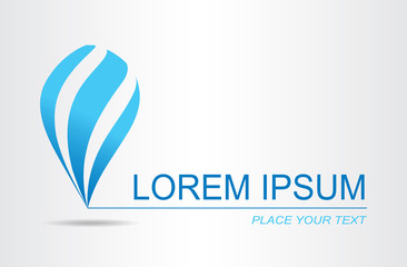 Abstract vector sign.