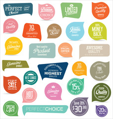Modern badges and labels collection