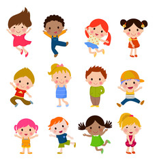 cartoon drawings of children