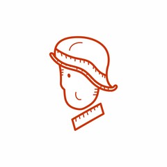 fire fighter logo icon vector