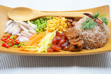 Rice Mixed with Shrimp paste