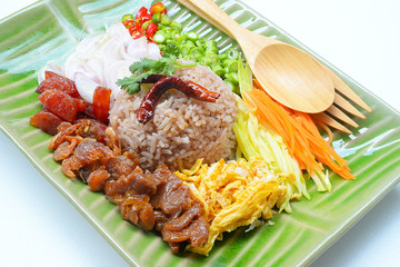 Rice Mixed with Shrimp paste

