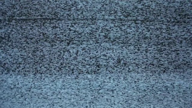television film static from an old television