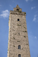 Fototapeta na wymiar Torre Grossa Tower, San Gimignano; Tuscany