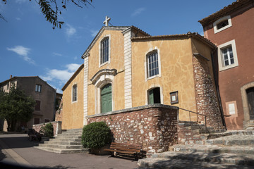 Fototapeta na wymiar Chiesa di roussillon