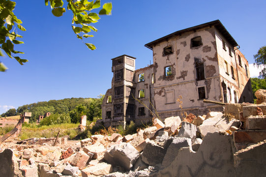 Alte Leinen Weber Fabrik in Polen