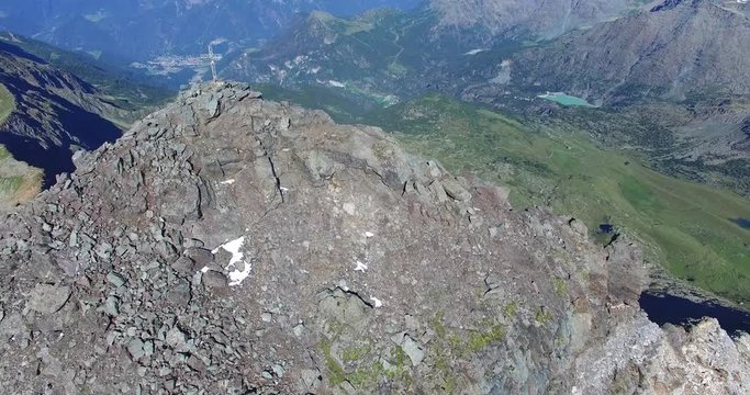 Panorama dal Pizzo Scalino in Valmalenco