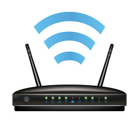 wireless ethernet modem router - obrazy, fototapety, plakaty
