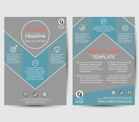 Geometric business layout annual report brochure flyer template. Leaflet cover presentation abstract background, layout in A4 size. Flat design business marketing sale advertisement concept.