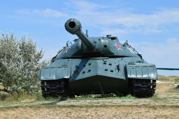 Obraz premium Museum copy of the tank