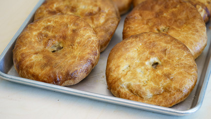bakery product kubdari in Georgian 