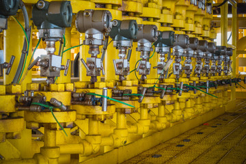 Pressure transmitter in oil and gas process