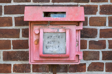 Alter Feuermelder, Fire protection,  16112.jpg