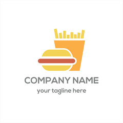 Burger logo vector