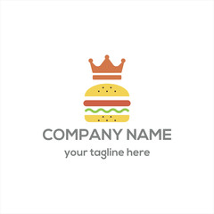 King Burger logo vector