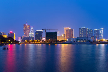 Fototapeta na wymiar Macau at night