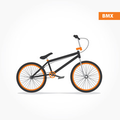 Different kind os bicycles, colour silhouettes set. Vector modern illustration and design element on white background.