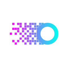 Letter O Logo Design.network digital logo icon template. technology logo, web net logo icon, Company logo