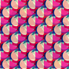 bright graffiti geometric seamless pattern grunge effect