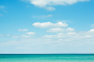 Summer sea and sky