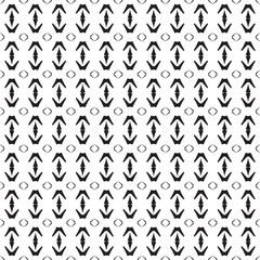 Classic monochrome pattern.  Endless abstract backdrop.  Geometric simple seamless decor.  Modern repeating sample.  Graphic minimalist elegant wallpaper.  Vector.

